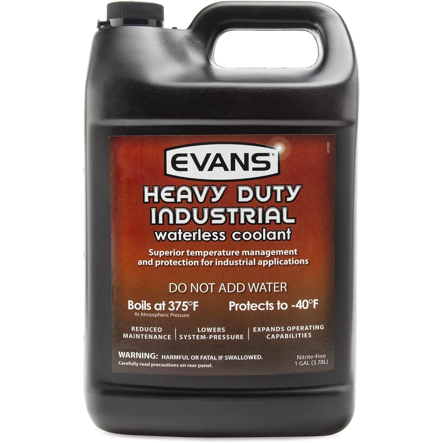 EVANS Cooling Systems EC61001 Heavy Duty Waterless Engine Coolant, 128 fl. oz.